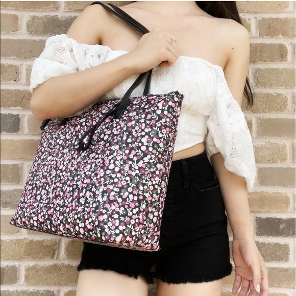 Kate Spade Patrice Park Floral Large Top Zip Tote - Picture 2 of 4
